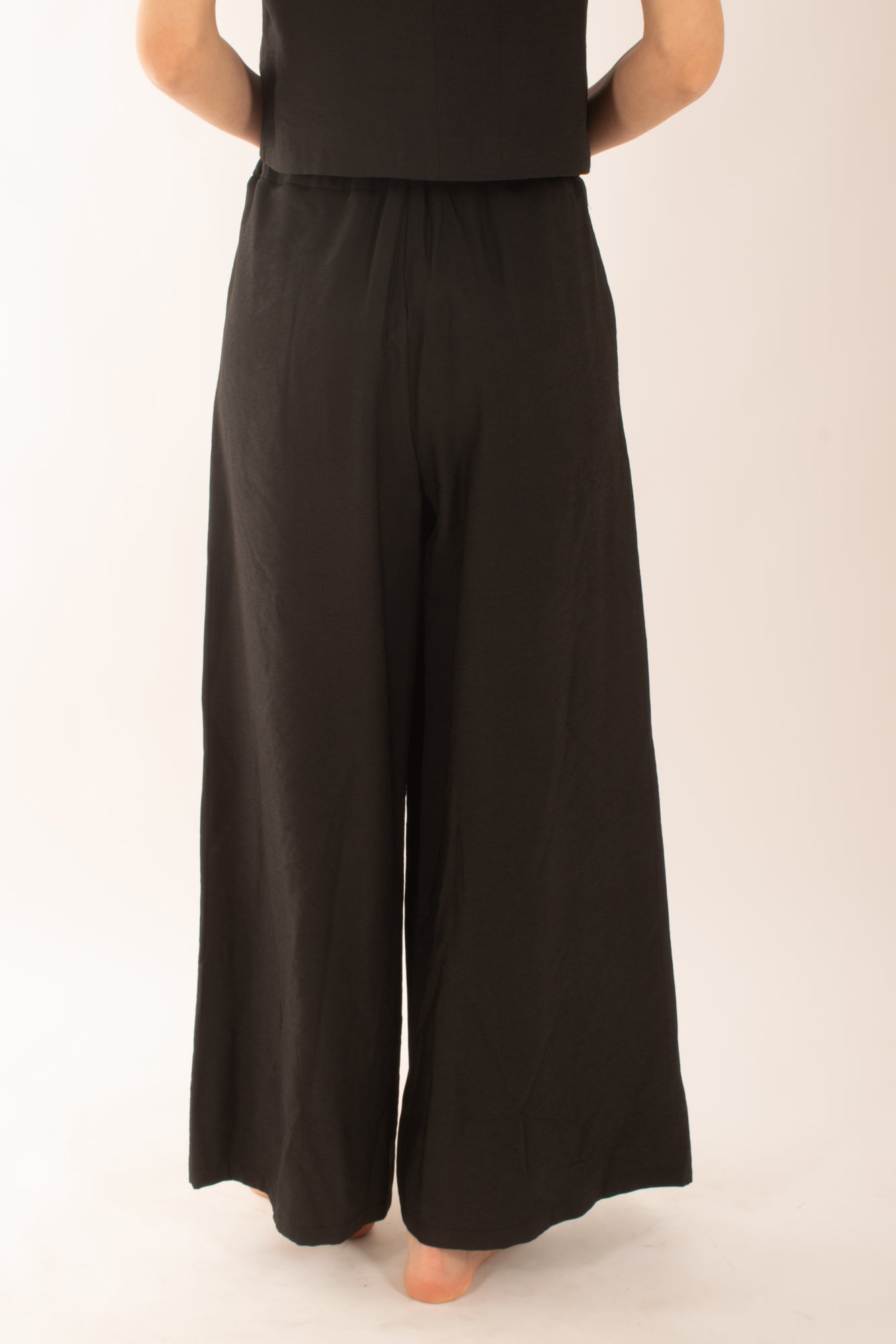 Pantalone mega palazzo da Donna Susy mix - Nero