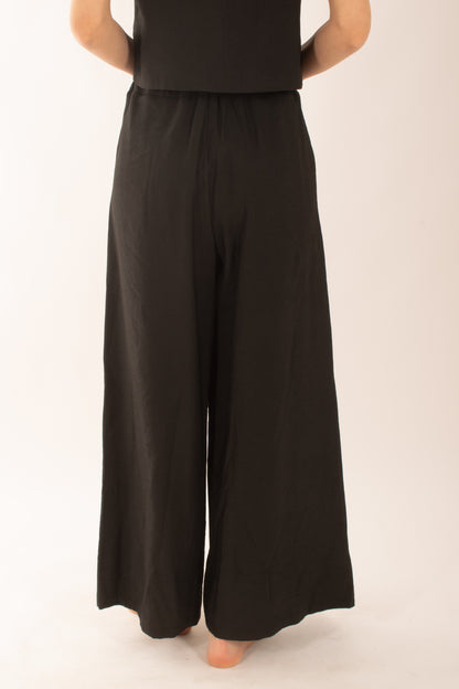 Pantalone mega palazzo da Donna Susy mix - Nero