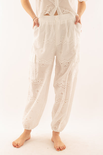 Kombat in pizzo san gallo da Donna Susy mix - Bianco