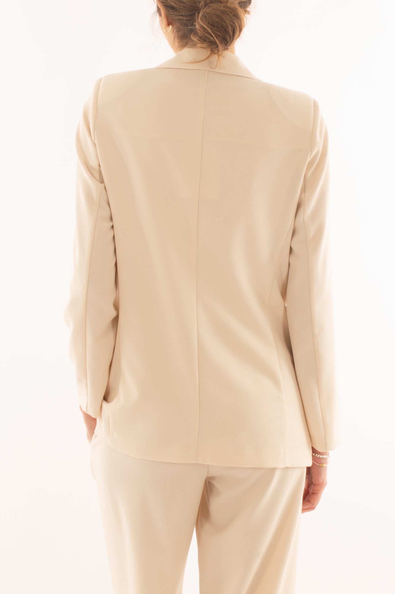 Giacca monopetto da Donna Susy mix - Crema