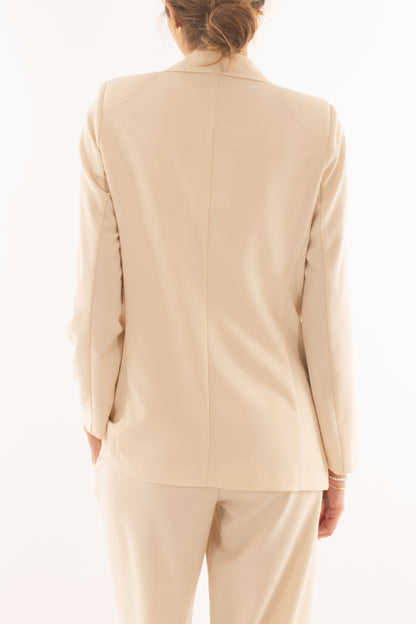 Giacca monopetto da Donna Susy mix - Crema