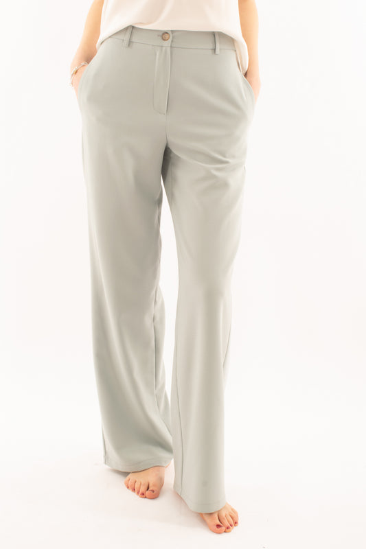Pantalone a palazzo da Donna Susy mix - Menta