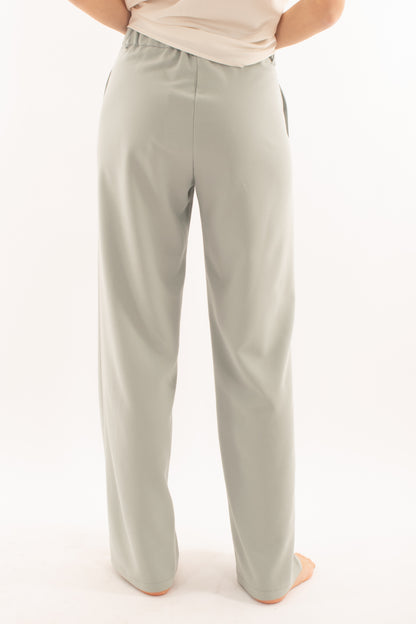 Pantalone a palazzo da Donna Susy mix - Menta