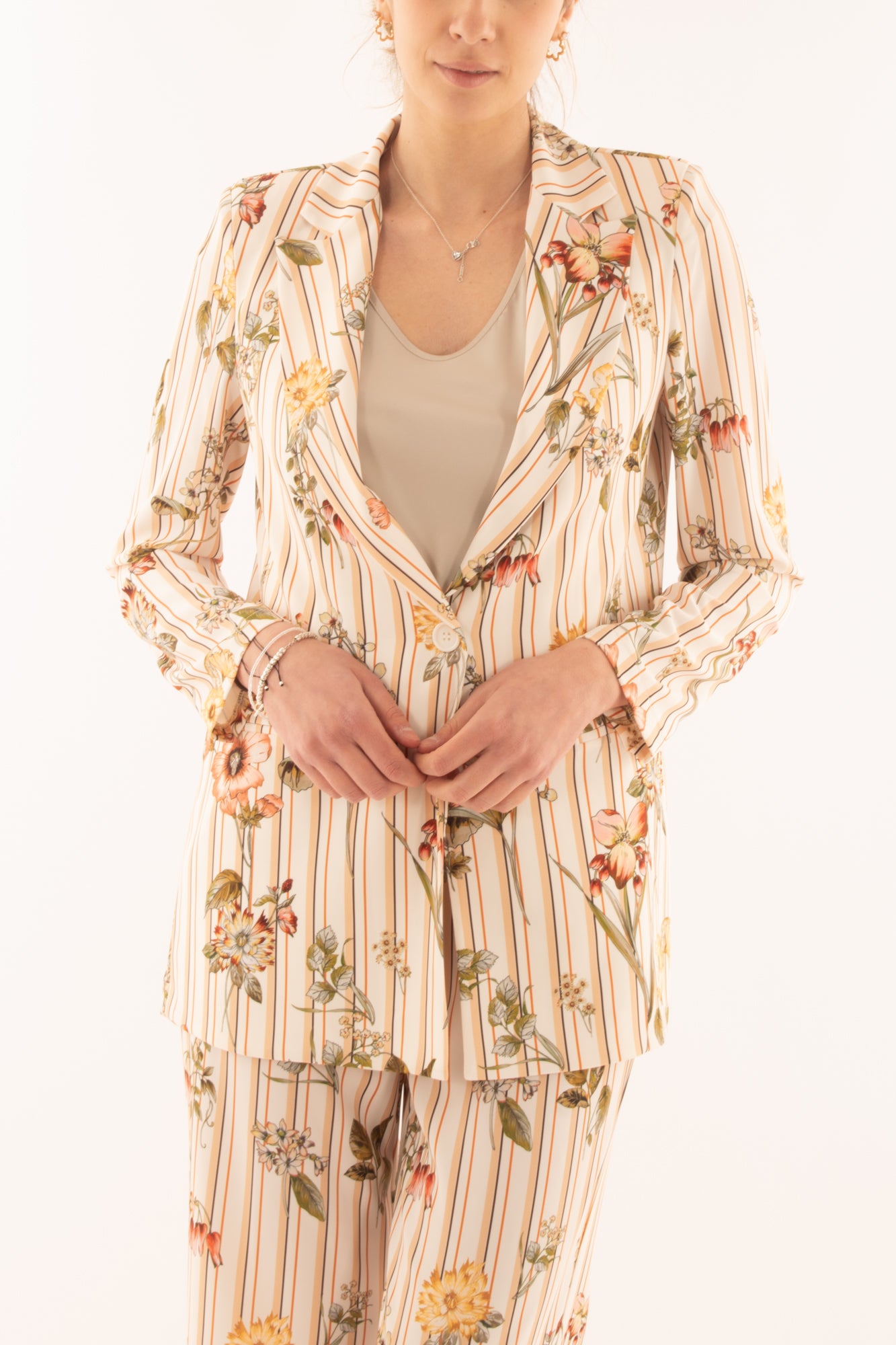 Giacca fantasia da Donna Susy mix - Latte