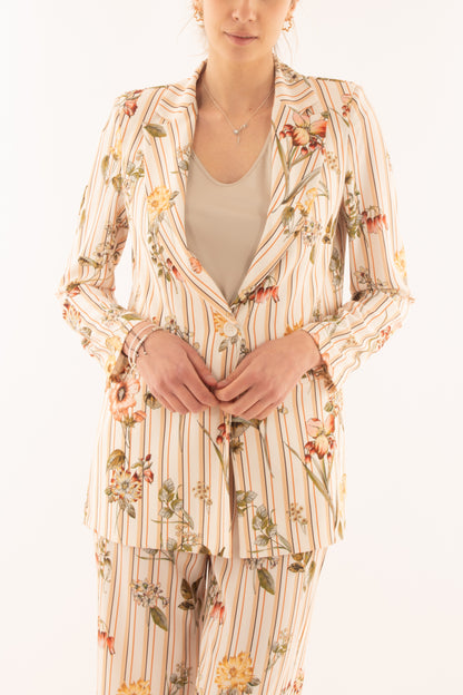 Giacca fantasia da Donna Susy mix - Latte