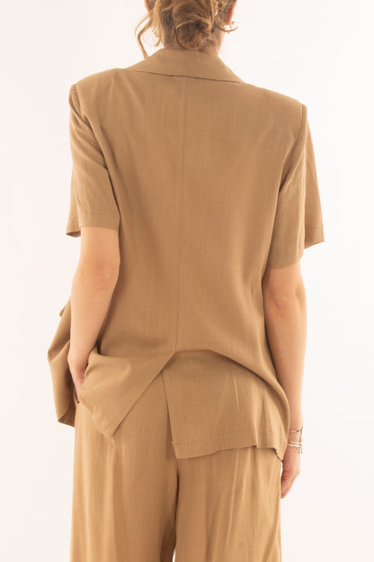 Giacca mezza manica da Susy mix - Biscotto