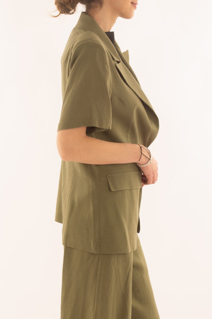 Giacca mezza manica da Susy mix - Verde