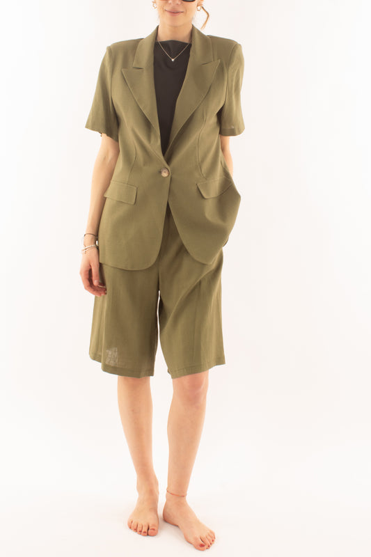 Giacca mezza manica da Susy mix - Verde