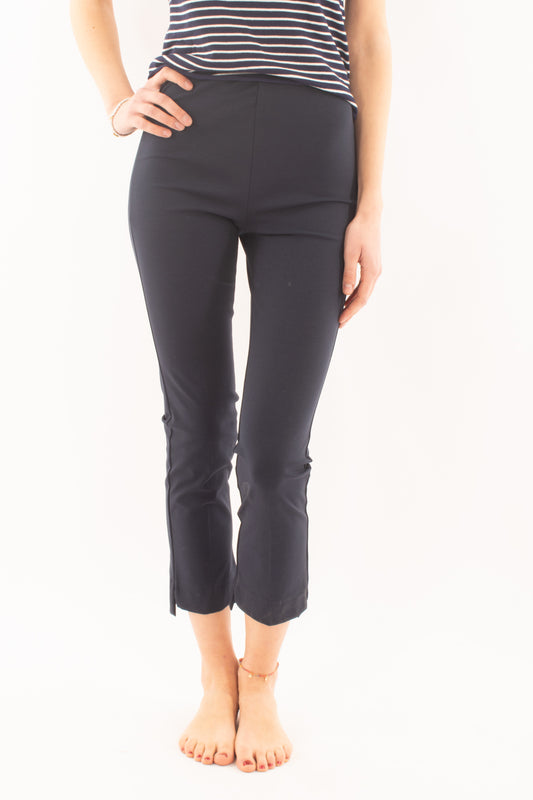 Pantalone elasticizzato con scalino da Donna Susy mix - Blu