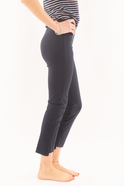 Pantalone elasticizzato con scalino da Donna Susy mix - Blu