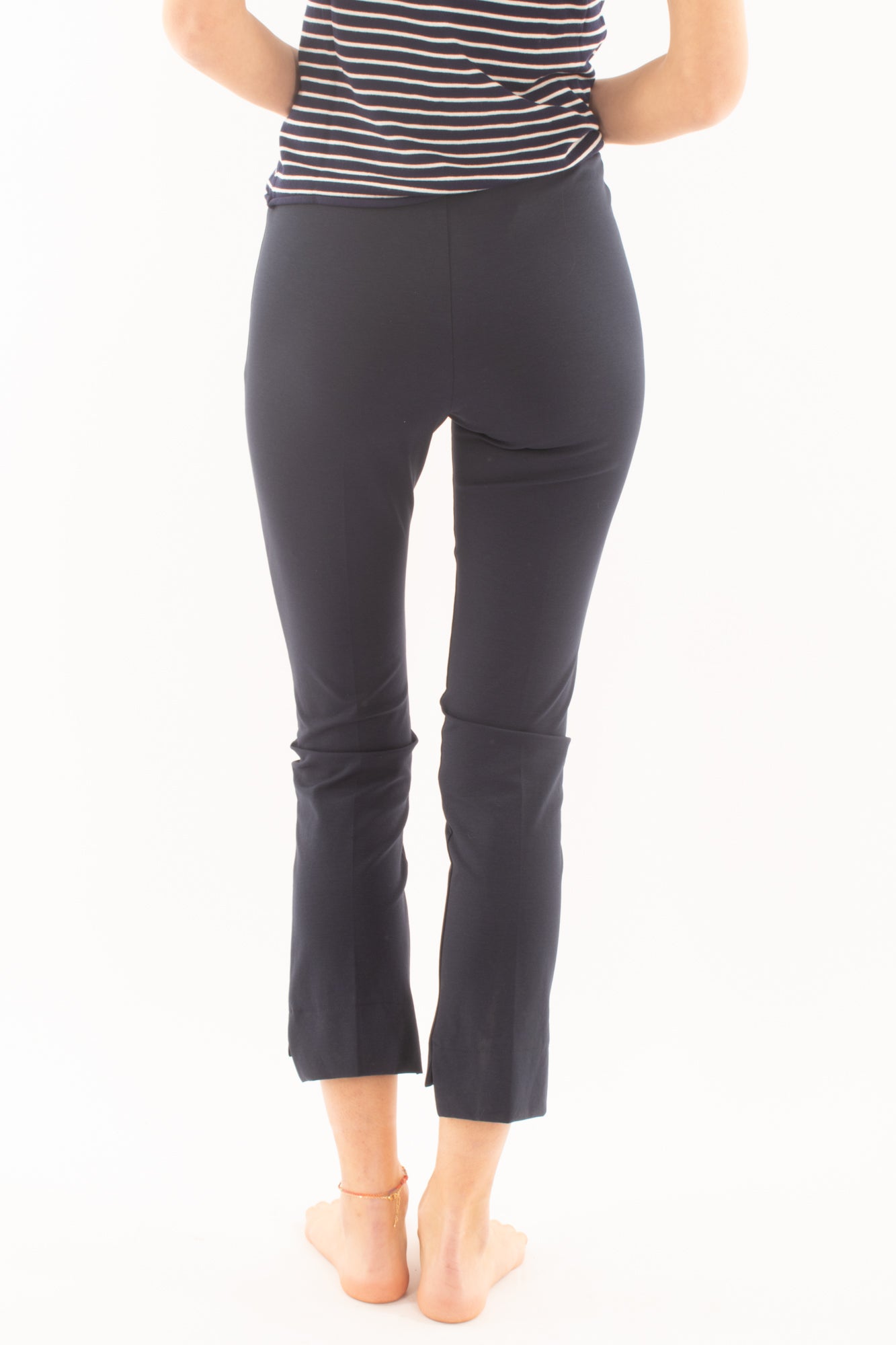 Pantalone elasticizzato con scalino da Donna Susy mix - Blu