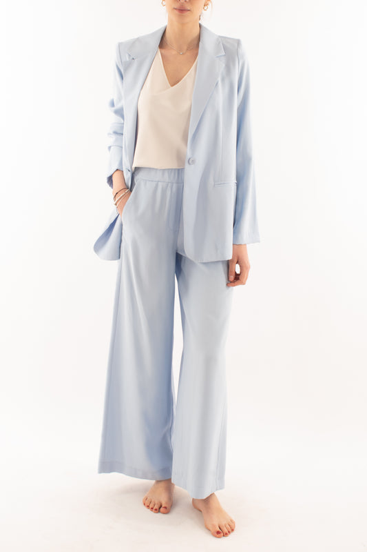 Giacca un bottone da da Donna - Susy mix - Azzurro