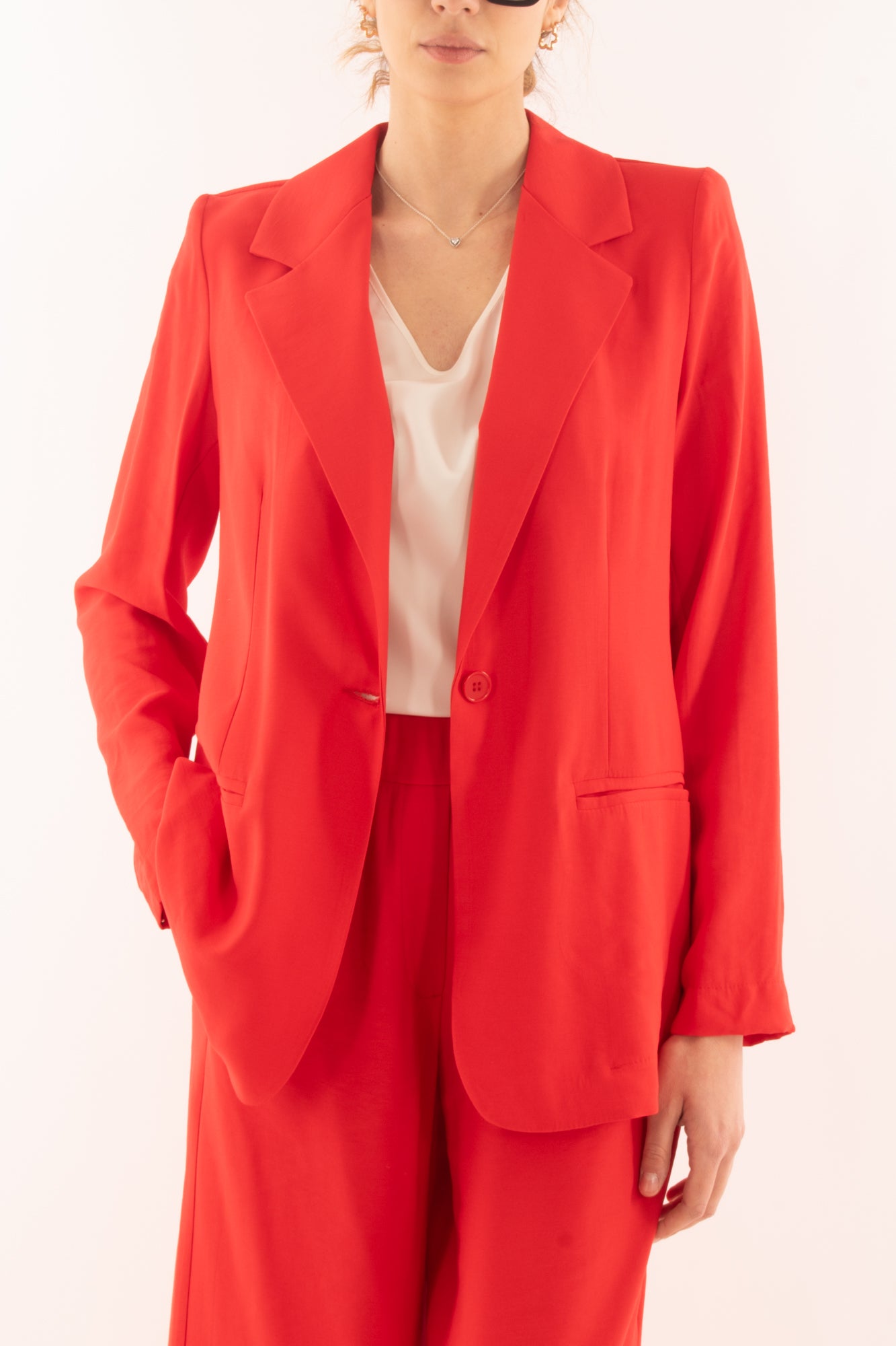 Giacca un bottone da da Donna - Susy mix Rosso