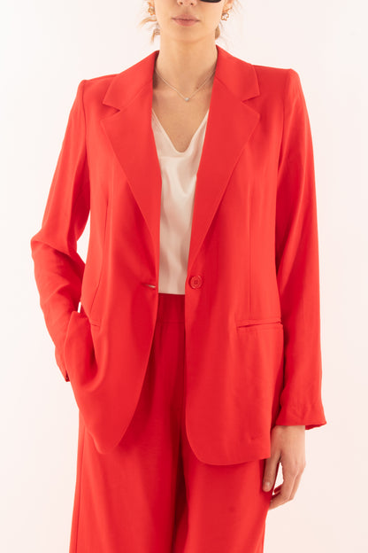 Giacca un bottone da da Donna - Susy mix Rosso