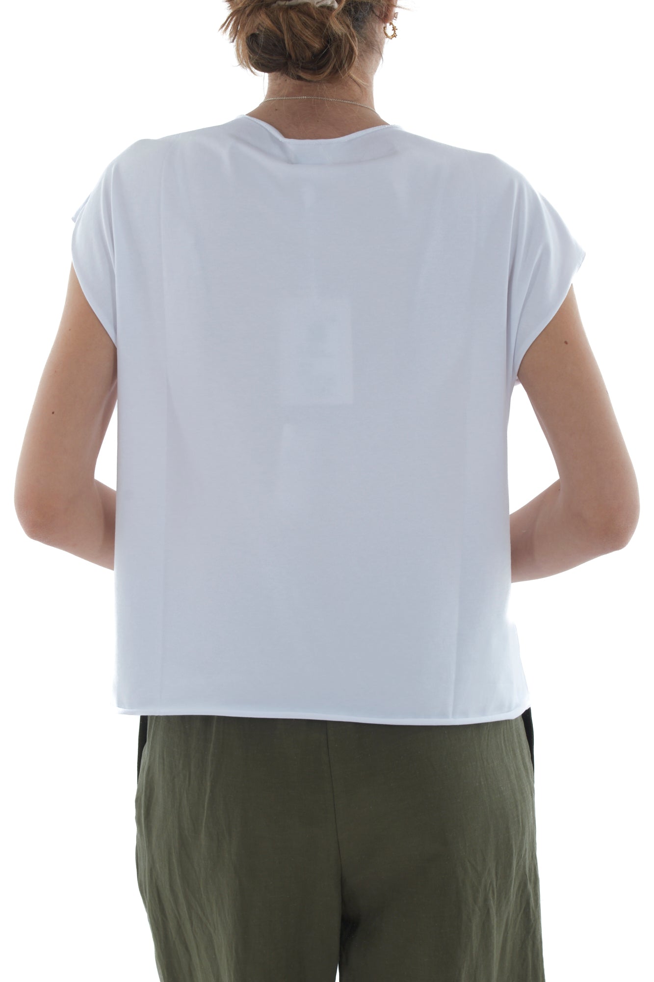 T-shirt topolina e fiocco da Donna Susy mix - Bianco