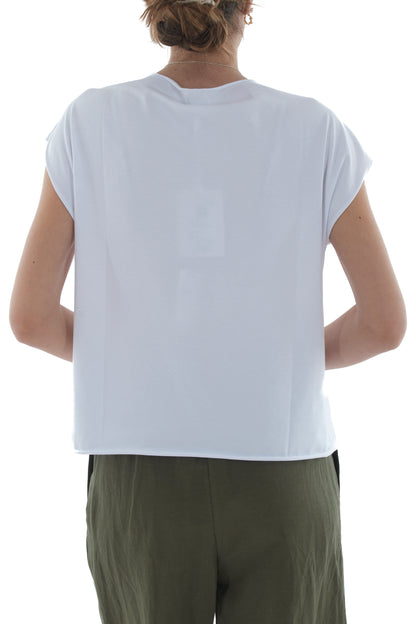 T-shirt topolina e fiocco da Donna Susy mix - Bianco