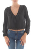 blusa a v con rouge dixie nero c239k009a 45636716