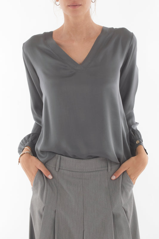 Blusa a v Dixie - Fumo