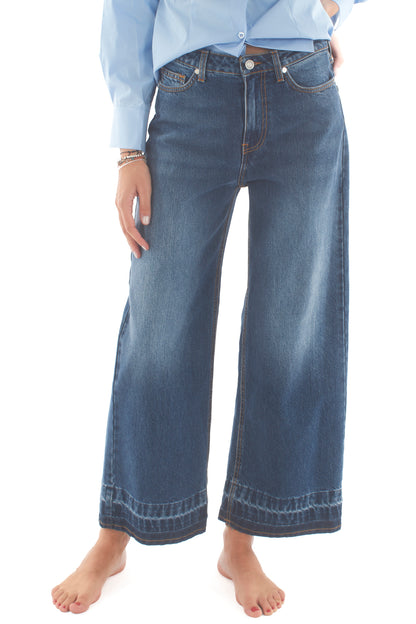 DIXIE Jeans largo scampanato Dixie - Denim Denim