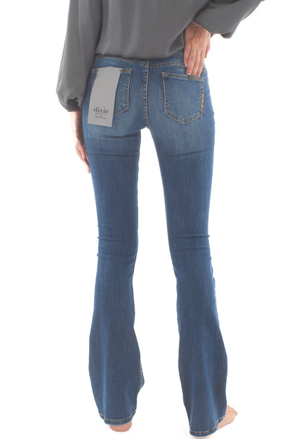 DIXIE Jeans a zampetta Dixie - Denim Denim