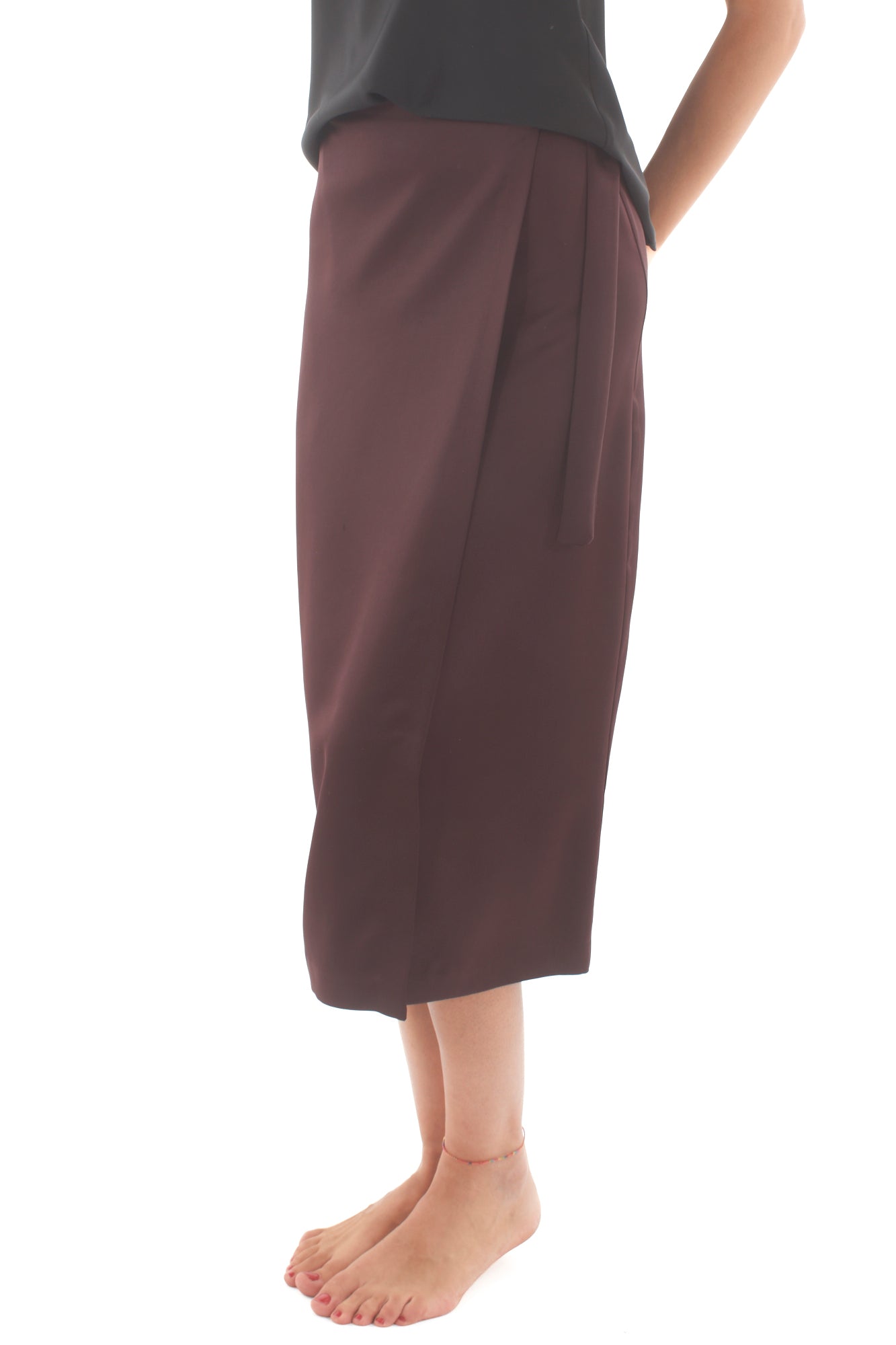 Gonna sarin 3/4 a portafoglio Imperial -  Melanzana