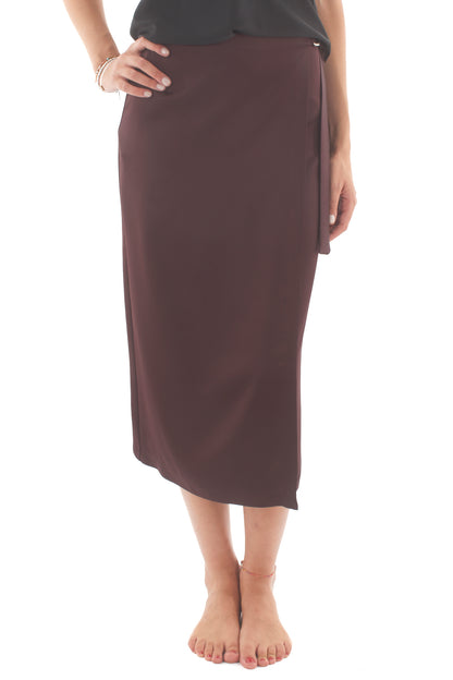 Gonna sarin 3/4 a portafoglio Imperial -  Melanzana