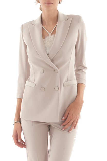 Giacca manica 3/4 Imperial - Beige luna
