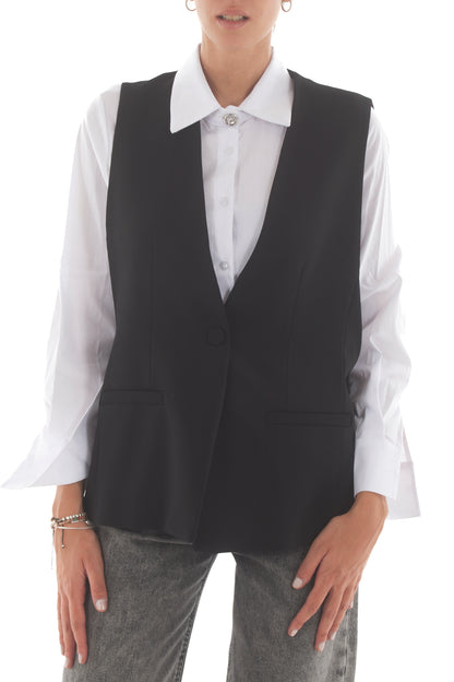 Gilet lungo Imperial - Nero