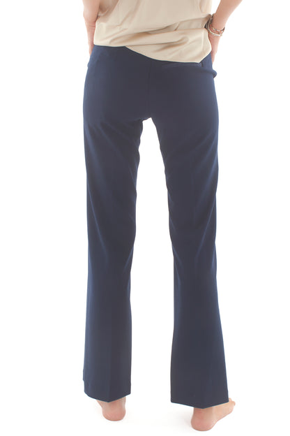 IMPERIAL Pantalone a zampetta Imperial - Blu Blu