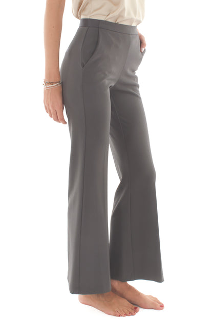 Pantalone a zampetta Imperial- Piombo