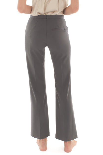 Pantalone a zampetta Imperial- Piombo