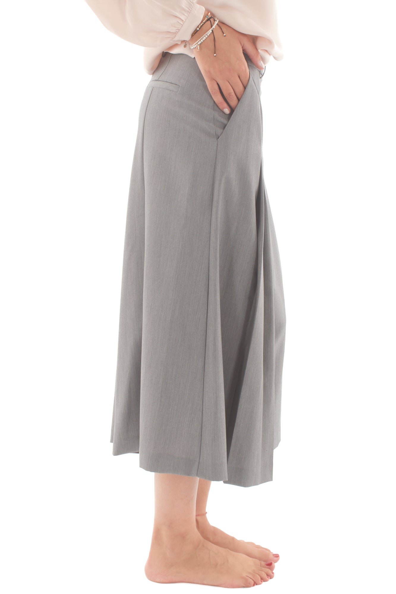 IMPERIAL Pantalone corto imperila- Grigio Grey