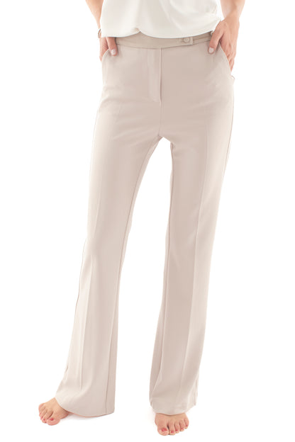 IMPERIAL Pantalone a zampetta Imperial - Beige Beige luna