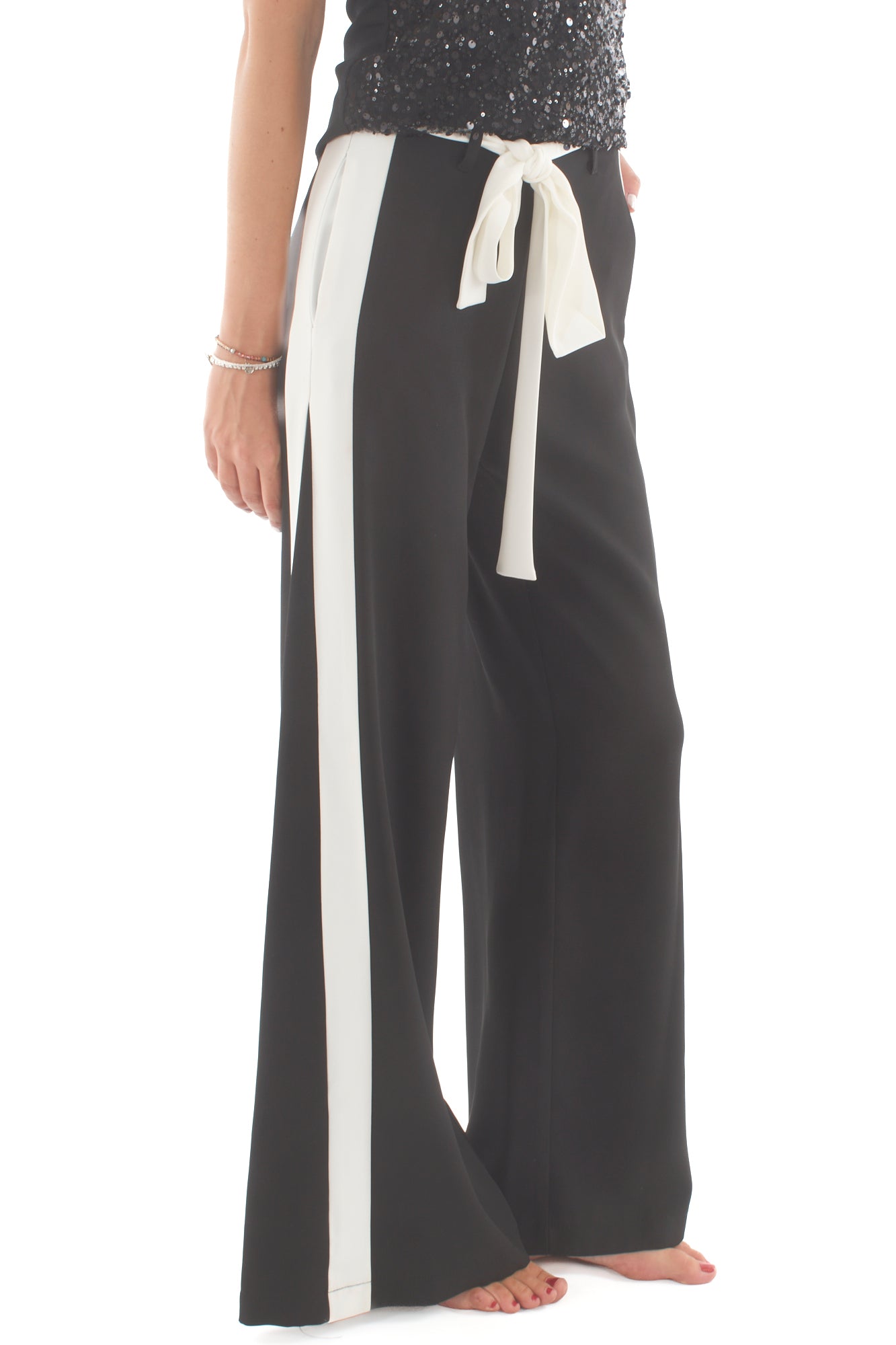 Pantalone con banda Imperial - Nero