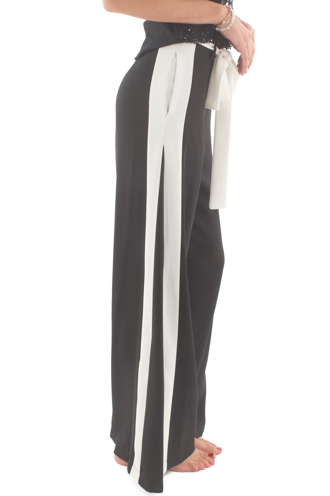 Pantalone con banda Imperial - Nero