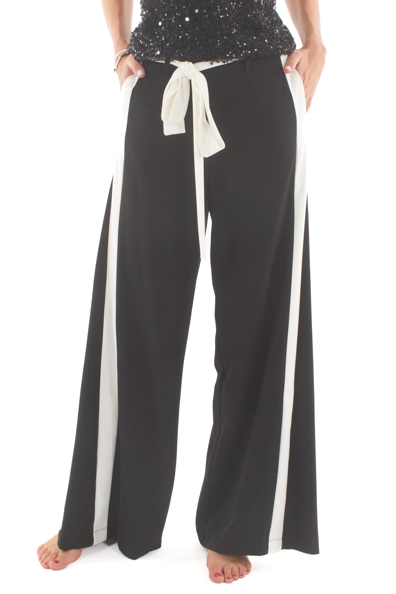 Pantalone con banda Imperial - Nero