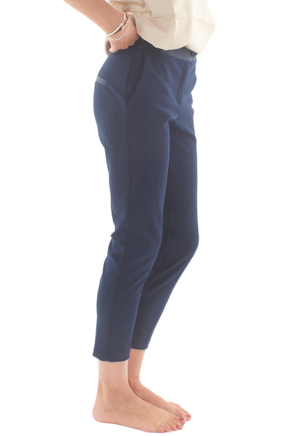 IMPERIAL Pantalone a sigaretta Imperial - Blu Blu