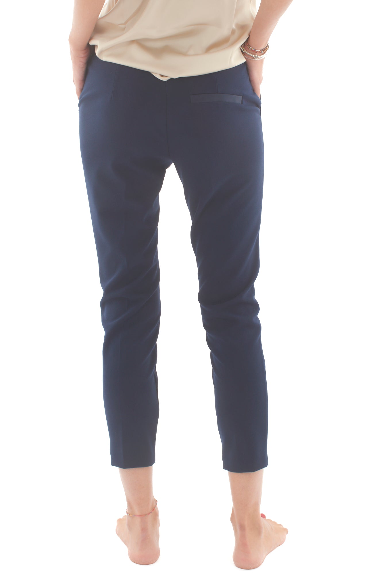 IMPERIAL Pantalone a sigaretta Imperial - Blu Blu