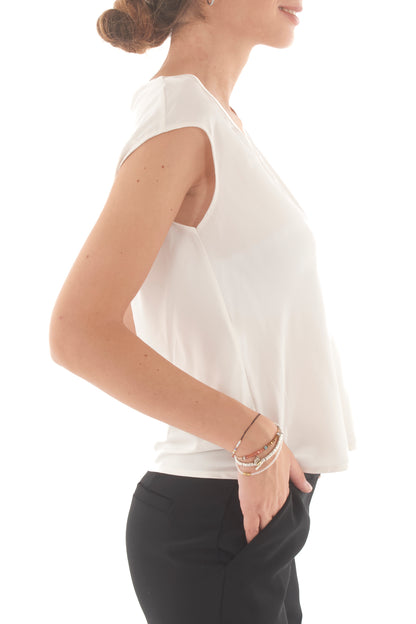 Blusa smanicata Imperial - Champagne