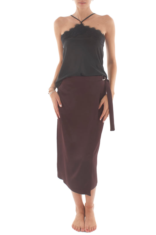 Canottiera con pizzo Imperial- nero