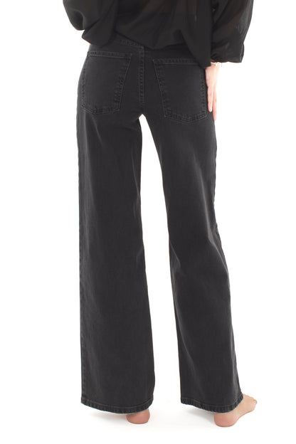 Jeans a palazzo Metoo - Nero