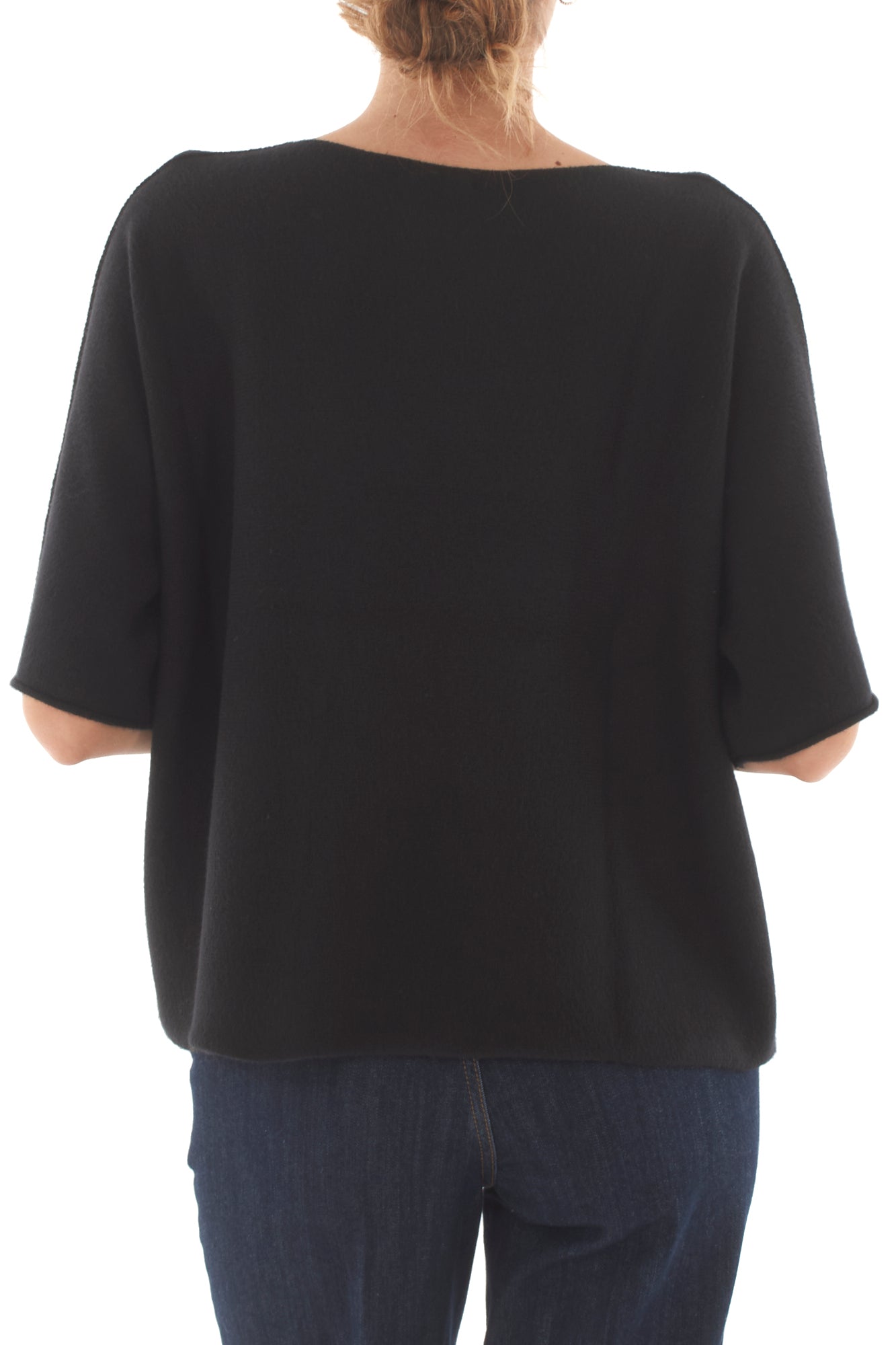 Maglione mezze maniche Metoo - Nero