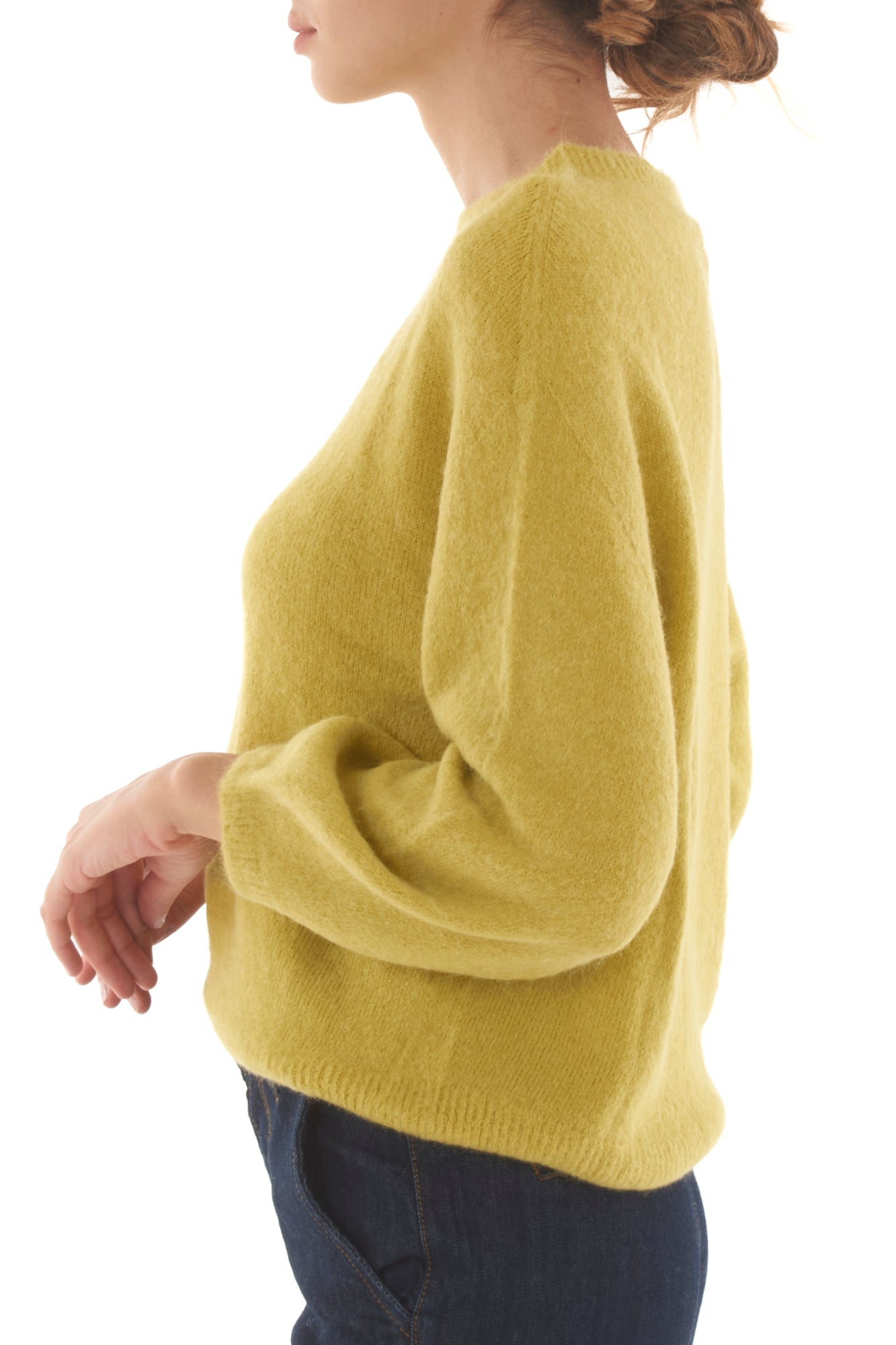 Maglione baby alpaca girocollo Metoo - Olio