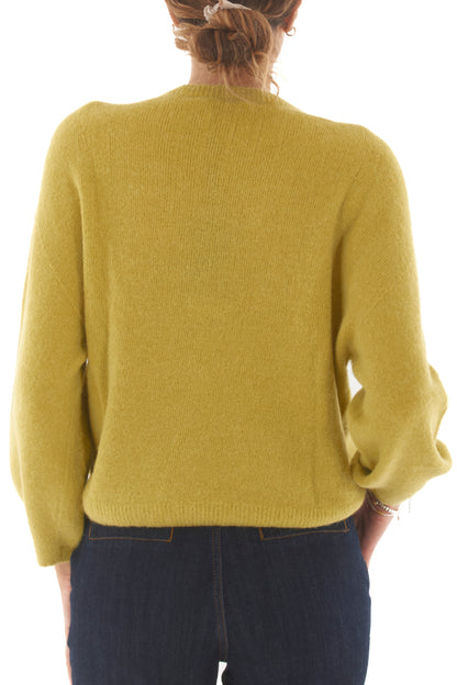 Maglione baby alpaca girocollo Metoo - Olio