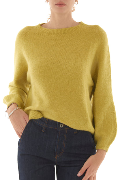 Maglione baby alpaca girocollo Metoo - Olio