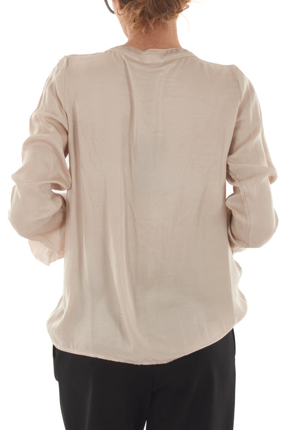 Blusa alla coreana Metoo - Sabbia