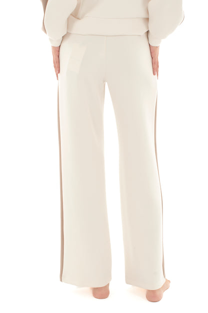 Pantalone con banda laterale Metoo - Burro