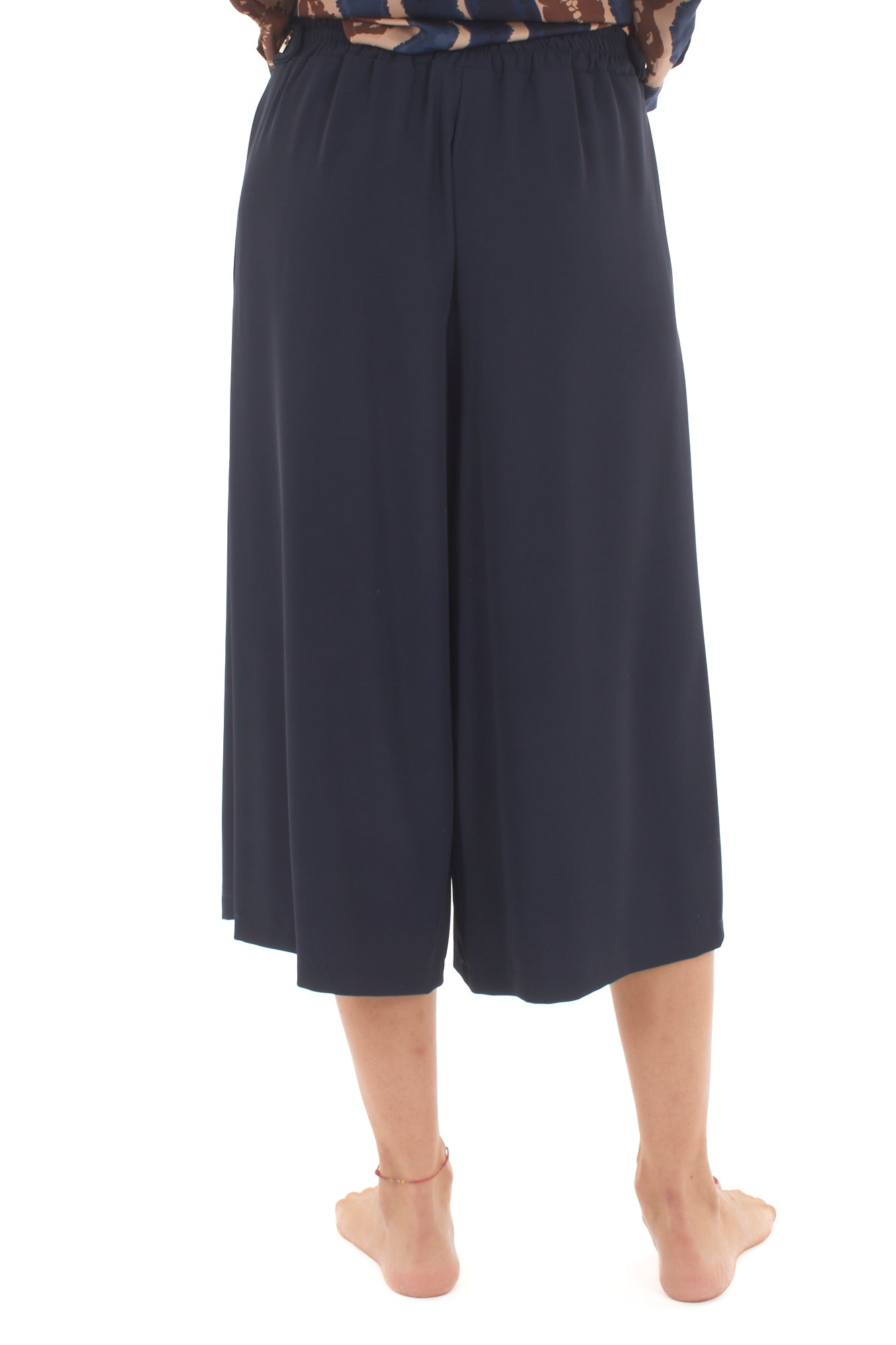 Pantalone corto ampio Metoo - Blu