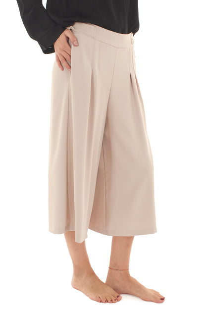 Pantalone corto ampio Metoo - Burro