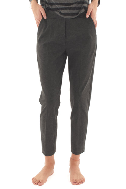 Pantalone punto milano Metoo - Grigio
